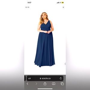 AZAZIE KORA
A-Line Convertible Chiffon Floor-Length Dress Pine